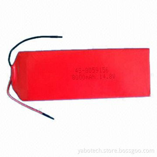 8,000mAh 60C 14.8V 4S Li-po Battery for Toys and Hobbies, Made in China